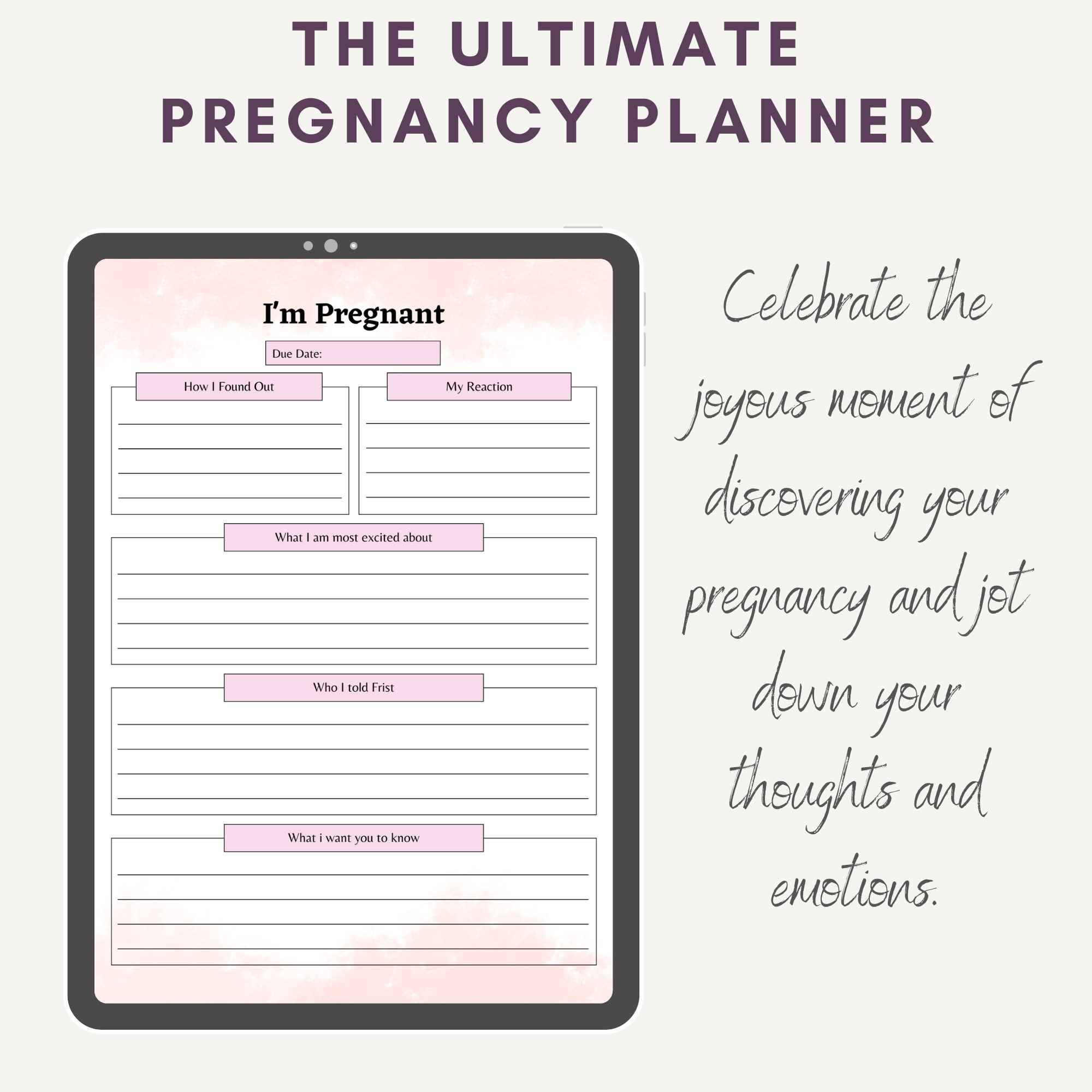 Printable Birth Plan Template